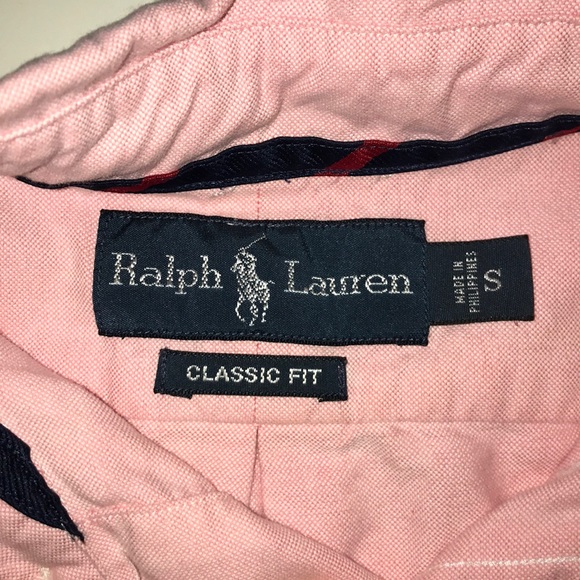 Ralph Lauren pink button down - Picture 2 of 3